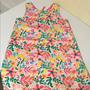 Tommy Bahama Pink and Yellow Floral Kids Dress